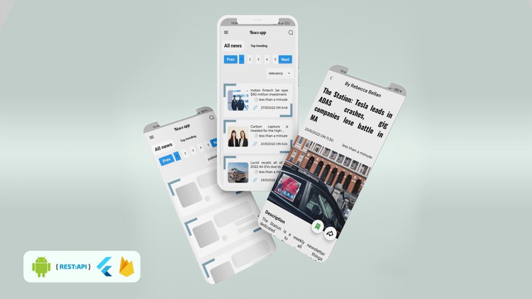 Read more about the article [100% Off] Flutter 3.0 Rest API crash course build a News app from zero