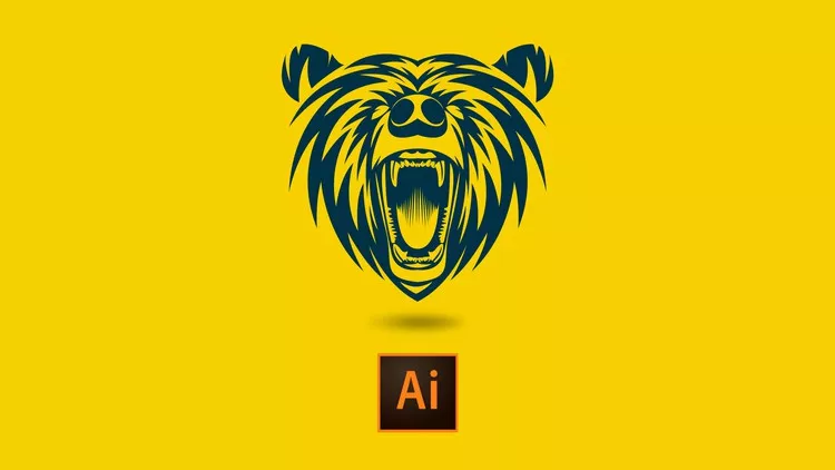 Read more about the article [100% Off] Logo design: Bear mascot adobe illustrator cc