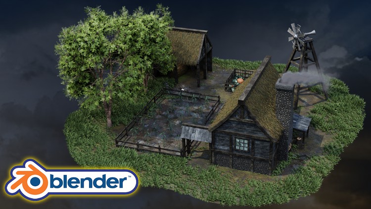 Read more about the article [100% Off] Blender 3 The Ultimate Medieval Scene Course