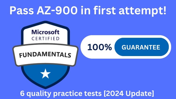 Read more about the article [100% Off] AZ-900: Microsoft Azure Fundamentals Practice Test – 2024