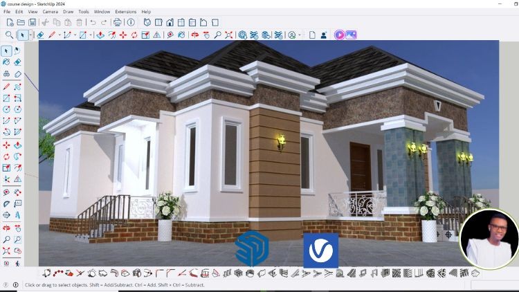 Read more about the article [100% Off] Super 3bedoom SketchUp Pro From Basic To Advance Level