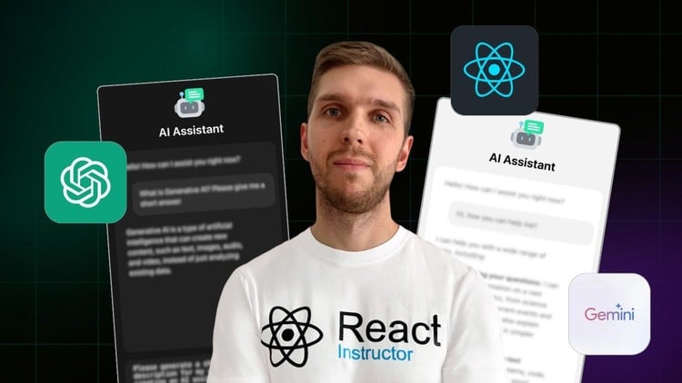 Read more about the article [100% Off] React.js AI Chatbot built with ChatGPT and Gemini AI