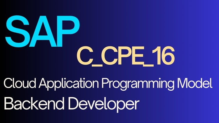 Read more about the article [100% Off] SAP C_CPE_16: Cloud Application Programming | Exam Dumps