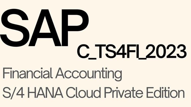 Read more about the article [100% Off] SAP C_TS4FI_2023: Financial Accounting | Extreme Exam Dumps