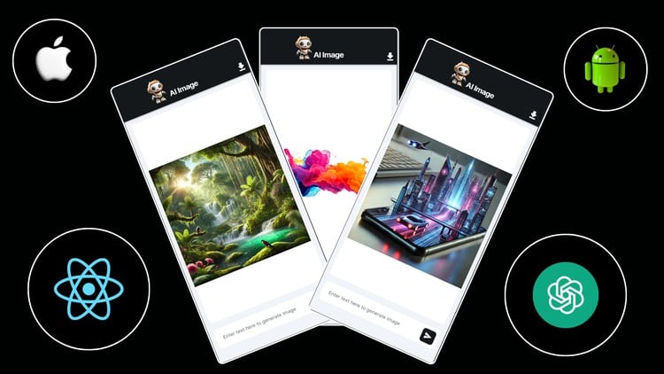 Read more about the article [100% Off] React Native & AI: Build Image Generator Apps with Expo