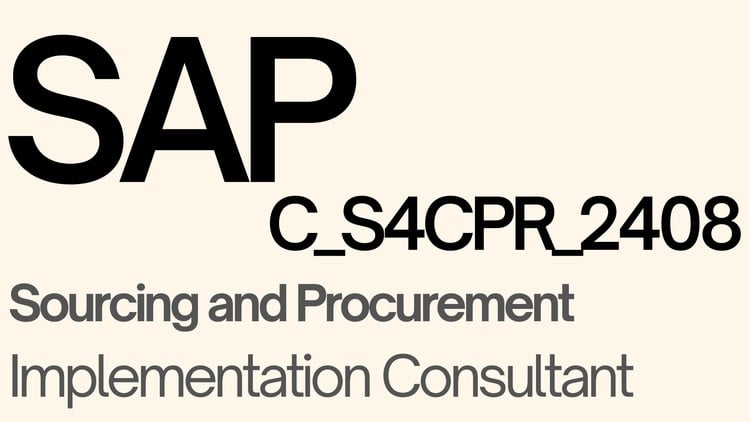 Read more about the article [100% Off] SAP C_S4CPR_2408 | Sourcing and Procurement | Exam Dumps