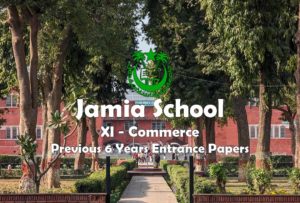 Read more about the article Jamia School Class XI – Commerce Past 6 Years Entrance Test Papers | 2022 and Earlier